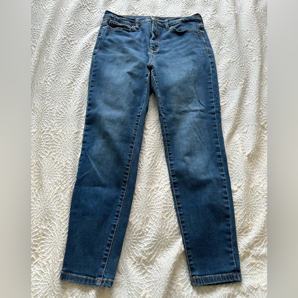 Banana Republic Blue Skinny Jeans Timeless Style
